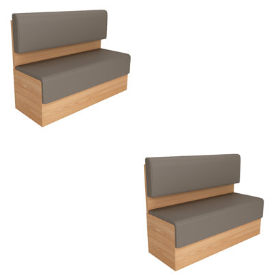 Banc rembourré en similicuir Simple Fashion