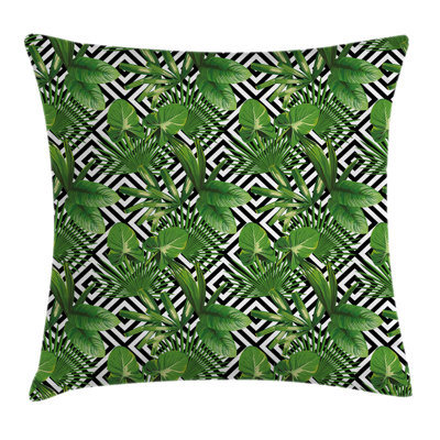 Abstract Modern Coconut Palm Pillow Cover