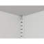 Armoire en acier, portes, étagères réglables, rangement de documents de bureau de 69,55 po de hauteur, blanc rouille - 2 tablettes, rangement pour vêtements de chambre à coucher