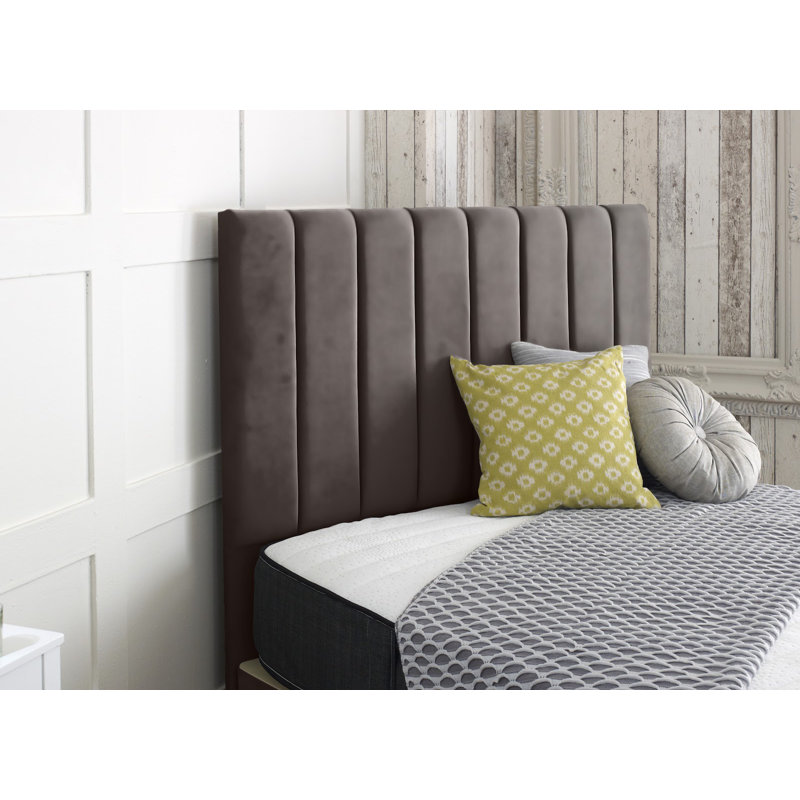 Arris Upholstered Headboard, Small Single (2'6), Brown
