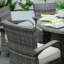 Chaise de patio avec coussins Momoyo Two