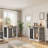 🦴61" W Separable Large Dog Crate Furniture with Divider – Versatile Design for Multiple Dogs🐶 and Spaces-1778258439