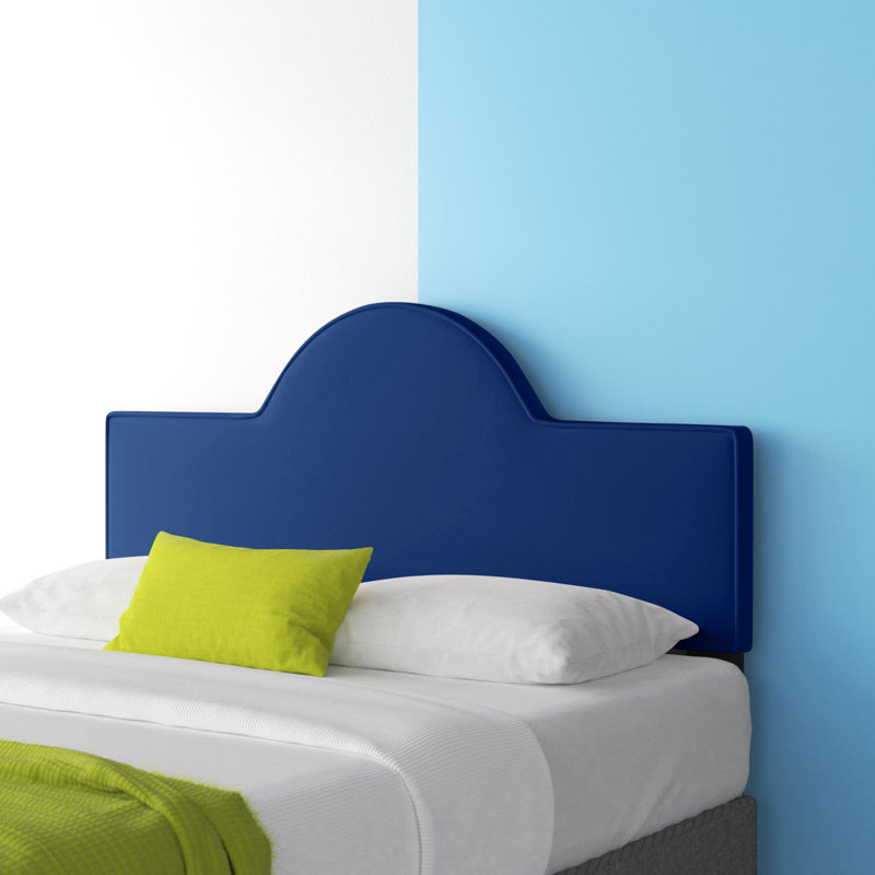 Dawn Performance Velvet Headboard, Navy, King/California King