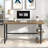 Hulste 53" Metal Base Writing Desk With Storage, Oak-358323810-350494591