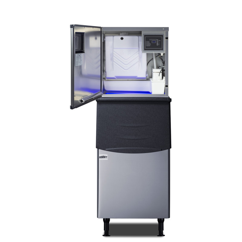 Summit Appliance 350 lb.  Commercial Ice Machine With Stainless Steel Bin
