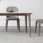Ensemble de table à manger moderne et simple en bois massif-102472790