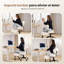 Big and Tall Office Chair,Ergonomic Cross-legged Swivel Chair, Adhd Chair Adjustable Height Meditation Cloud Chair With Back Support-1431378236