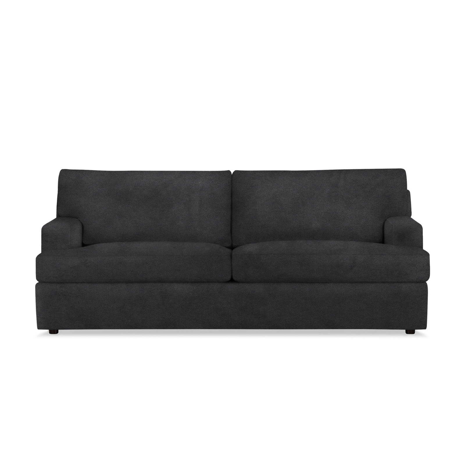 Cleo 84'' Sofa, Bella Gunmetal Performance Velvet
