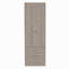 Armoire 2 portes gris clair