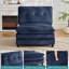Fauteuil d'appoint rembourré en chenille Moderm-2057792106