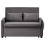 Canapé-lit convertible en velours de 51,2 po, causeuse à dossier réglable à 5 positions avec lit escamotable, poche latérale, canapé multifonctionnel à 2 places pour le salon, un appartement et un petit espace-26564658-26564660-26564664