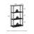 4-Tier 43.3" Corner Shelf, Open Shelves for Display and Storage-434006502