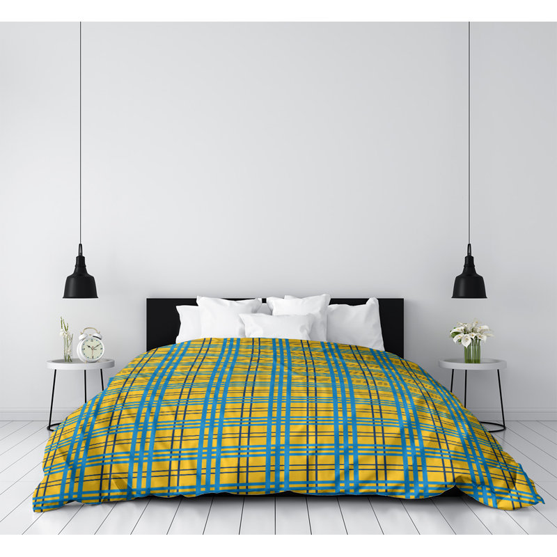 Housse de couette simple flash football Los Angeles, Microfibre, Housse de couette pour grand lit
