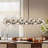 40-Light Wagon Wheel chandelier Modern Chandelier Dining Room Chandelier Bubble Chandelier For Living Room Dining Room