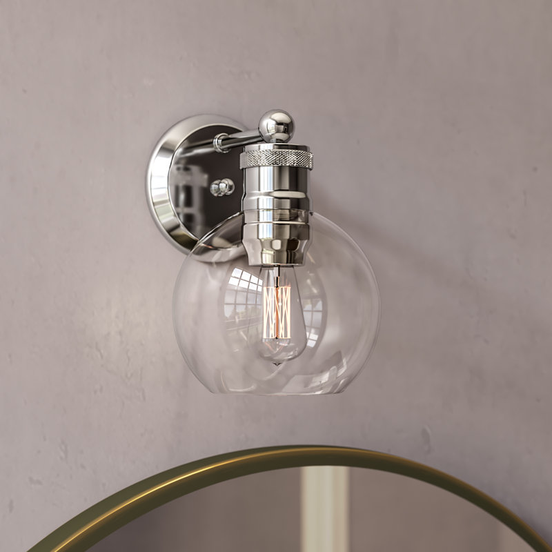 Nadya Dimmable Vanity Light, Polished Nickel