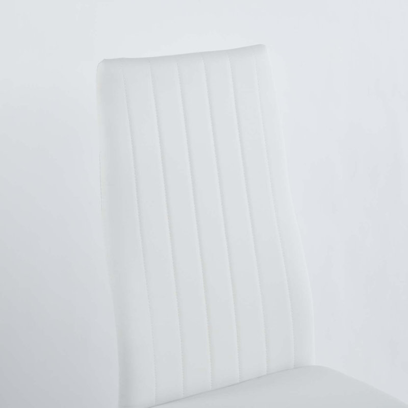 Ensemble de salle à manger 1 + 4,5 pièces, table de salle à manger à pieds en métal Mid-Century pour 4-6 personnes avec plateau en verre, table de salle à manger à piédestal, table basse de loisirs
