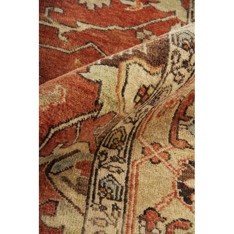 Antique Weave Serapi Wool Oriental Area Rug, Rectangle 12' x 15'