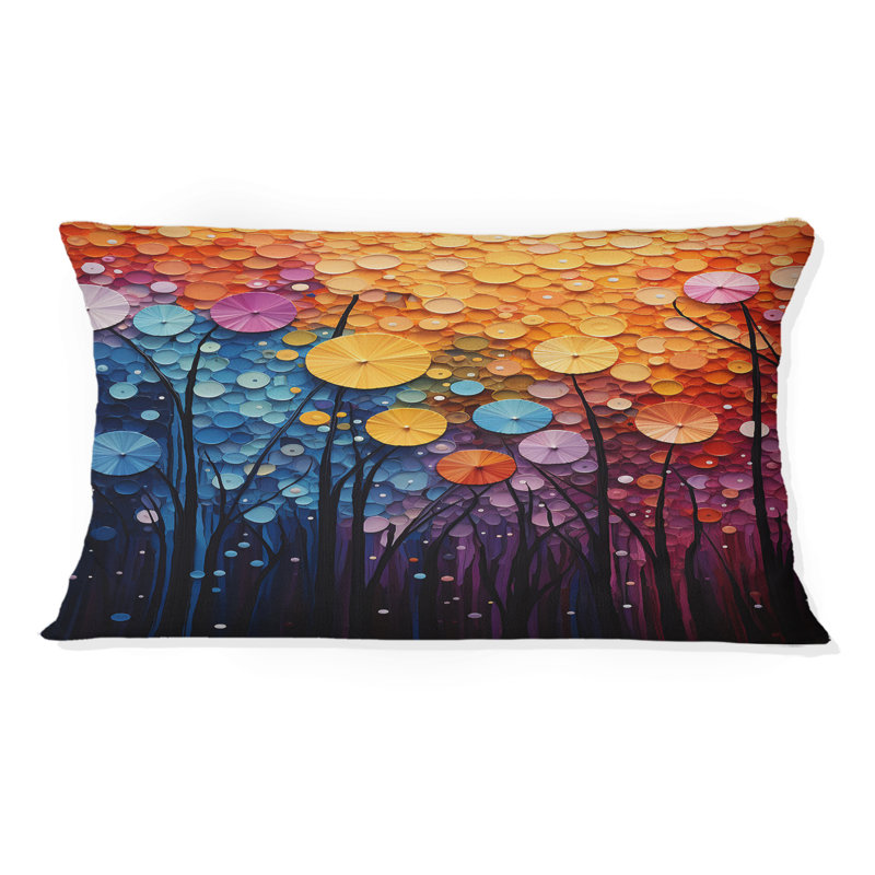 Coussin Hardedge Art Sublime Tree Symmetry IV - Hard Edge