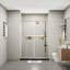 Portes de douche sans cadre de 60 po de largeur x 76 po de hauteur avec verre trempé transparent de 5/16 po