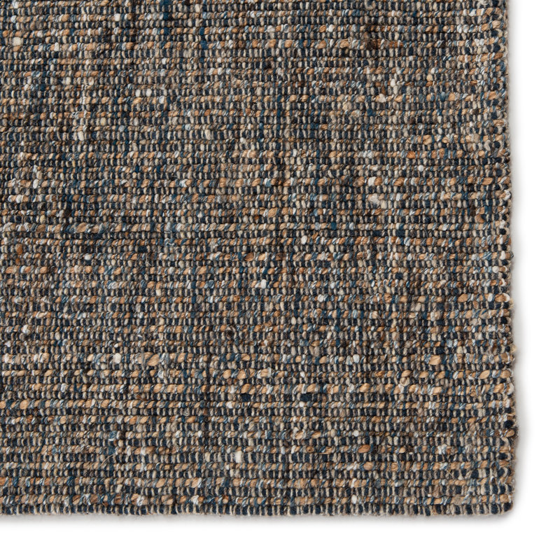 Tapis naturel gris / bleu Isabelline Sutton 10 pi x 14 pi, Rectangle 8 pi x 10 pi