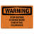 Osha Warning Sign - Stop Before Closing Door Check Tail Clearance-73343964