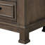 Mobilier de chambre à coucher de style transitionnel 1pc