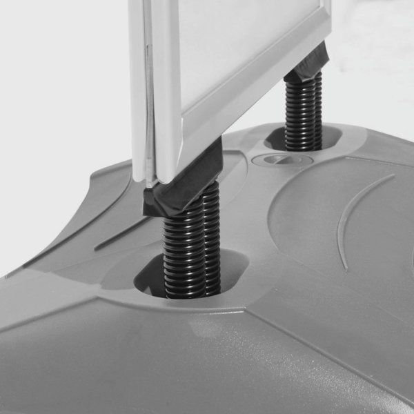 Enseigne de trottoir WindPro, Argent