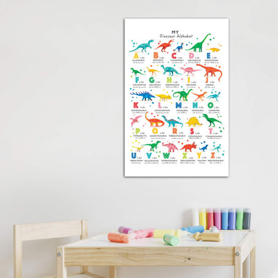 Dinosaur Alphabet - impression d'art graphique