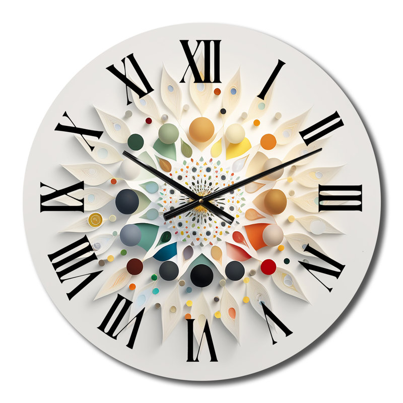 Horloge murale en métal, Petit