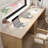 Wood color Rectangle Solid Wood Desks-107225675