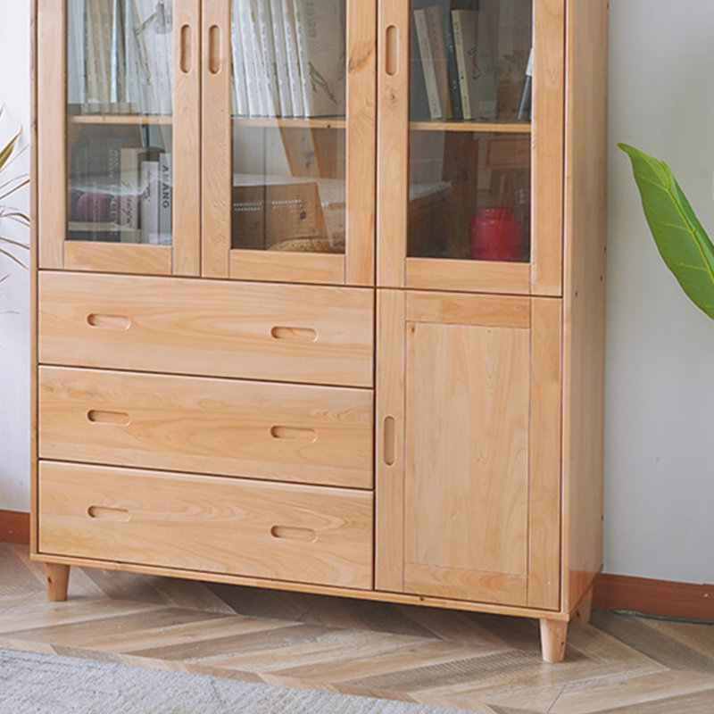 Bibliothèque de meubles en bois massif pur