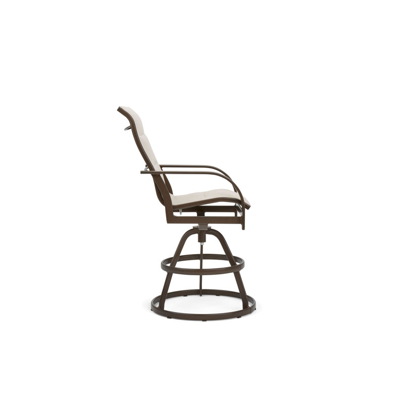 Key West Outdoor Swivel Bar Stool, Asgard Limonetto