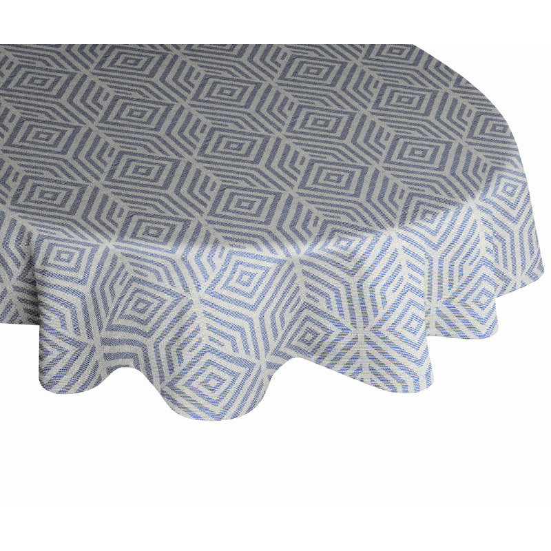 Laurents Tablecloth, Dark Blue, 145cm W x 190cm L