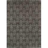 Ikat Area Rug in Gray