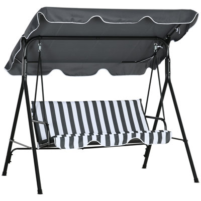 Yair 3 Person Porch Swing with Canopy