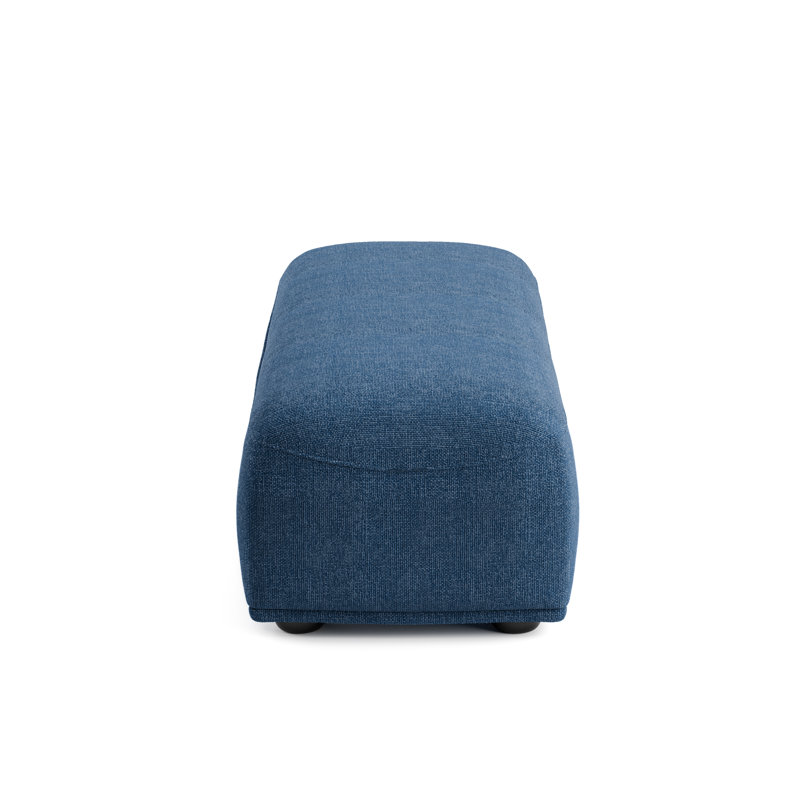Canapé modulaire 3 pièces Aukeem, Polyester bleu
