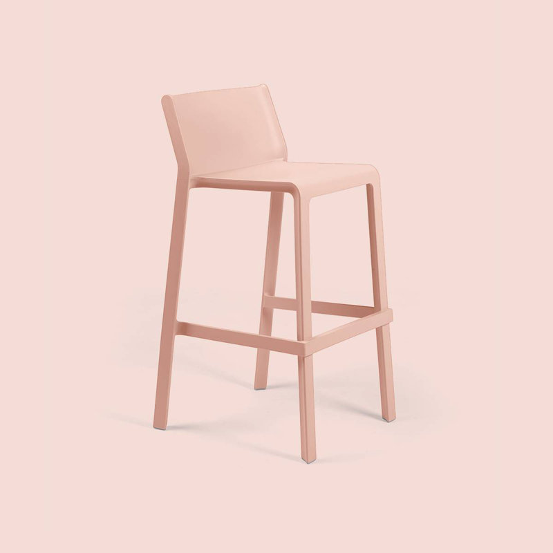 Hazar Counter Stool, Rosa