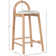 Bartolomea Upholstered Counter Stool with Solid Wood Frame