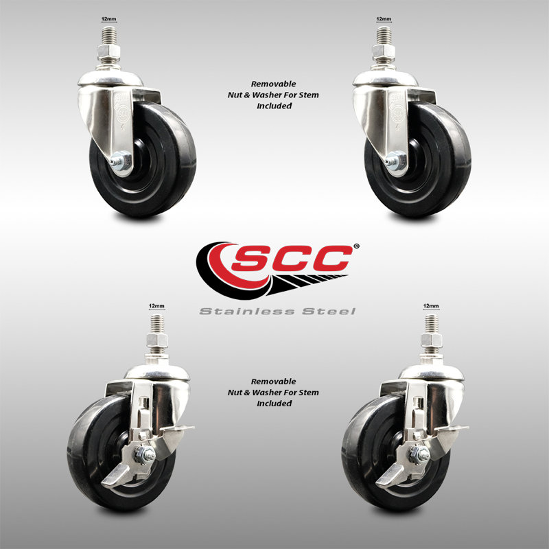 Soft Rubber Casters