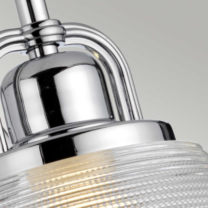 Shmuel Armed Sconce, Polished Chrome