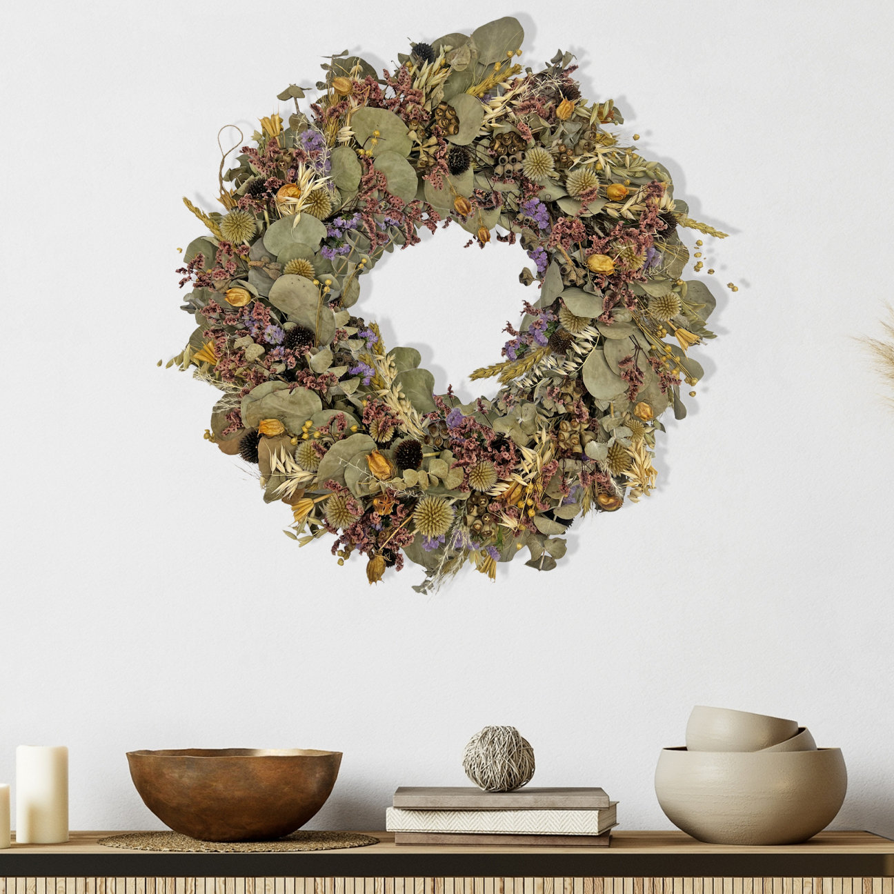 Jody 20" Handcrafted Eucalyptus Wreath