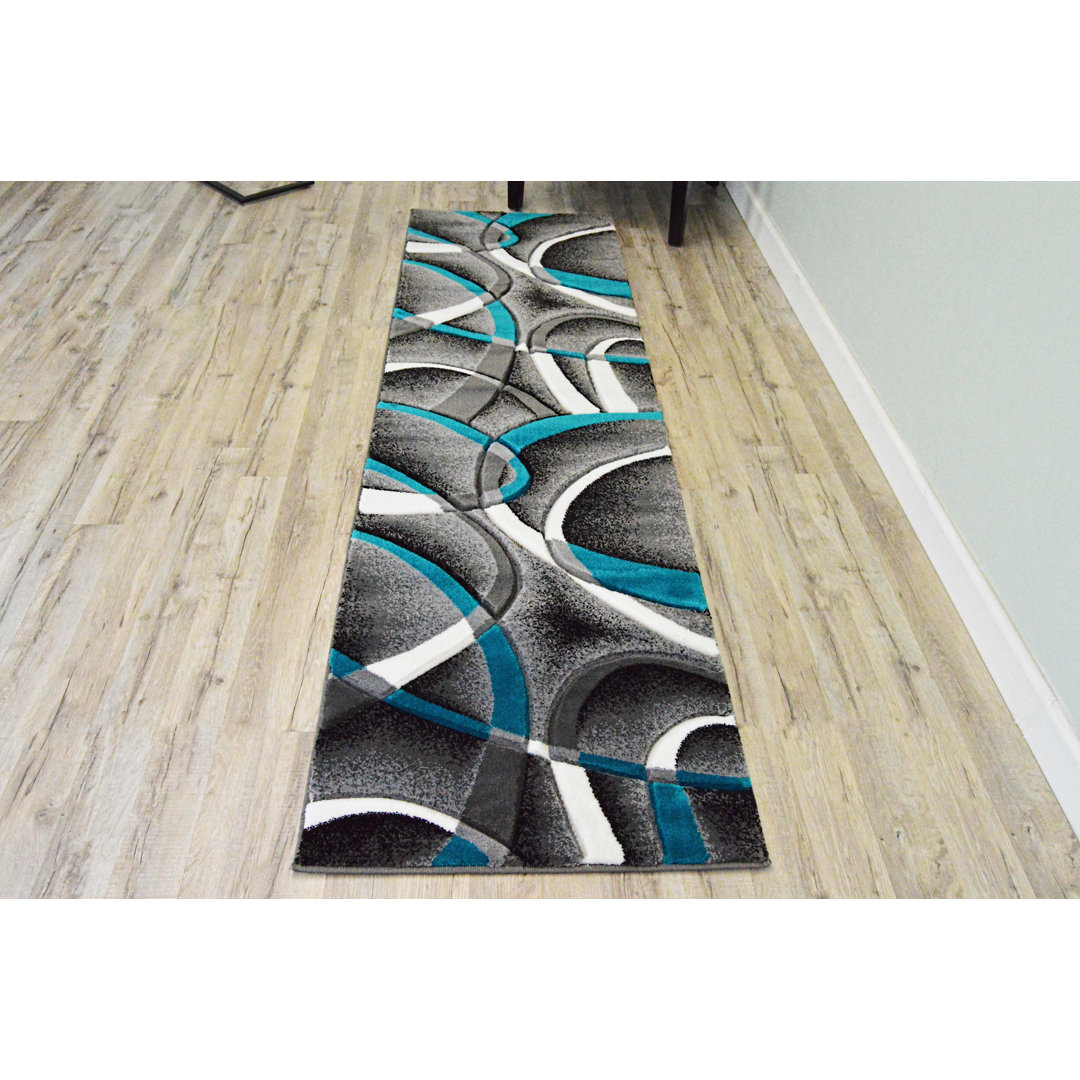 Mccampbell Performance Abstract Indoor Rug Ivy Bronx Rug 