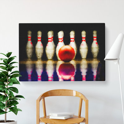 Ten Pin Bowling - Wrapped Canvas