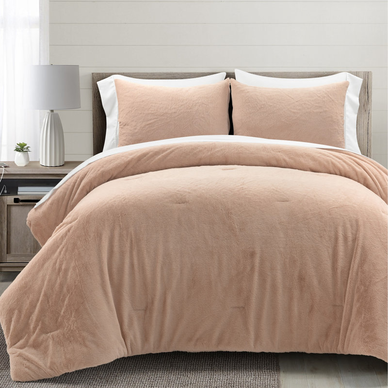 Ensemble d'édredon en microfibre 7 pièces , Rougir, Édredon simple + 4 taies décoratives standard