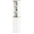 Tall Bathroom Linen Tower With Reversible Door, Freestanding Narrow Organizer, Open Shelves For Displaying Items, Adjustable Shelving Essentials White Storage Tight Corners, Quick Look,