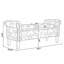 Polyester Upholstered Bench
