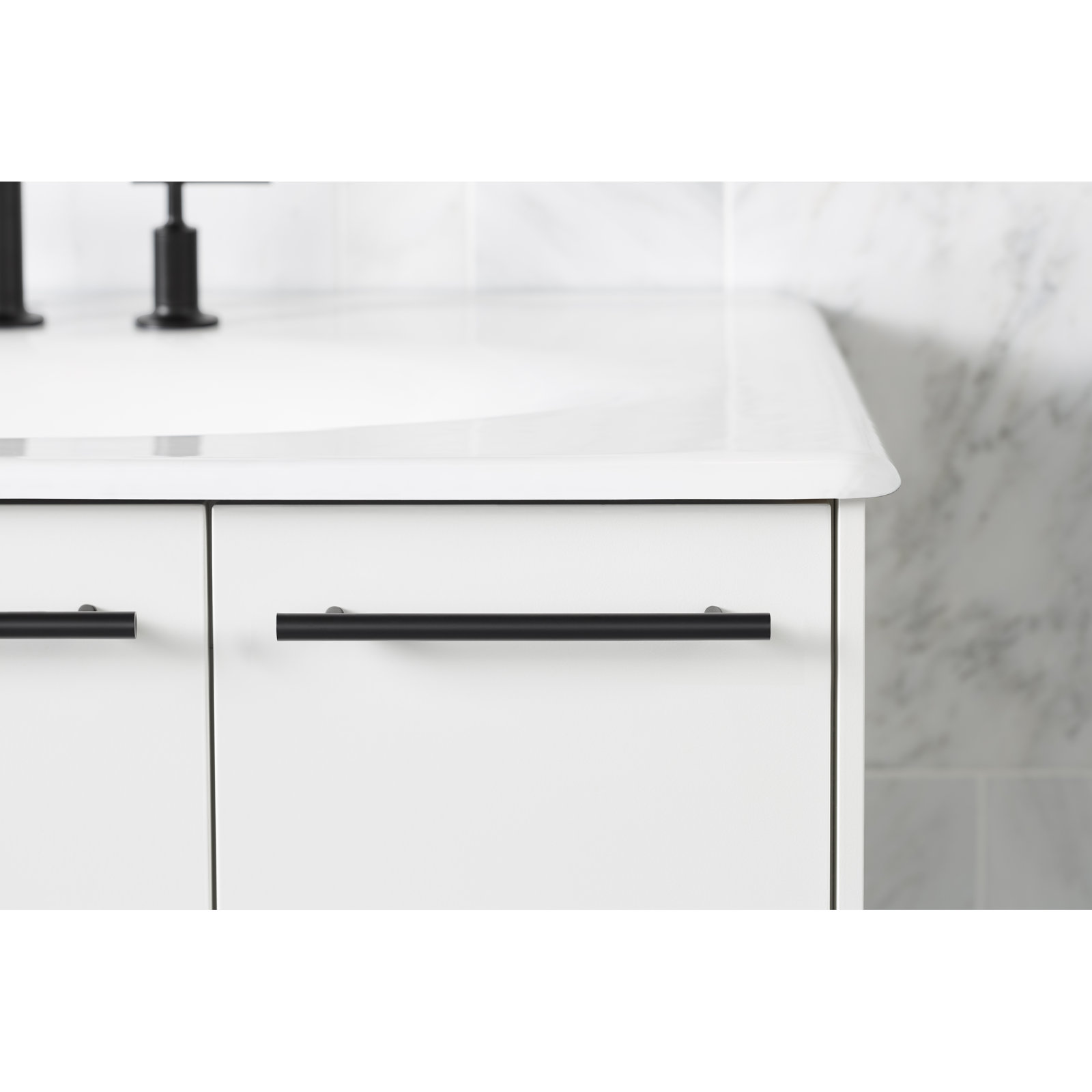 Purist 5" Center to Center Bar Pull, Matte Black, 5"