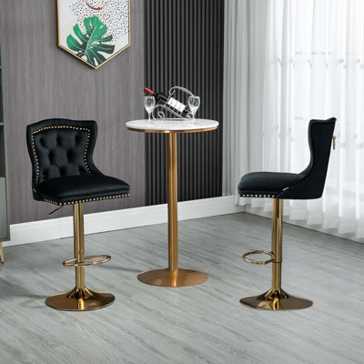 Tabouret de bar réglable en hauteur Emilijana