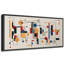 Abstract Vibrant Color Blocks " Abstract Mechanical Symphony Geometric Shapes And Lines Modern Art Relax Warm Extra Large Pictures "-98042293-111176743