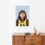«Bigfoot» Joueur de basketball classique rétro, forêt loup surréel, impression d'art mural-129718162